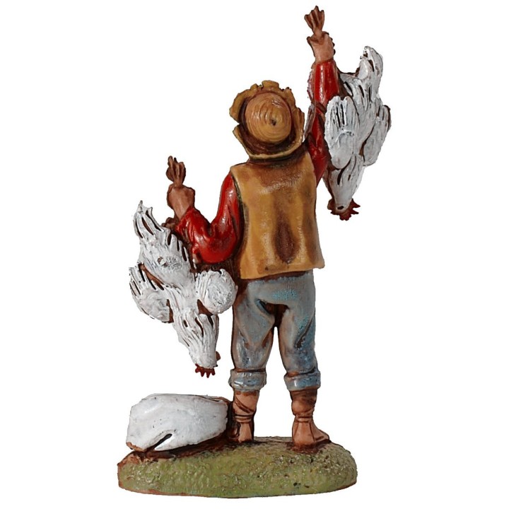 Venditore di polli e uova serie 6 cm Landi Moranduzzo
