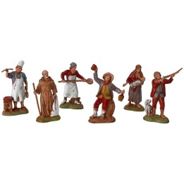 Set 6 subjects Napoletani 6 cm Landi Moranduzzo