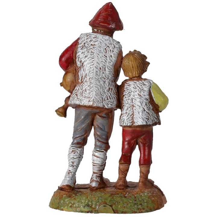 Landi Moranduzzo pair of bagpipers 6 cm series