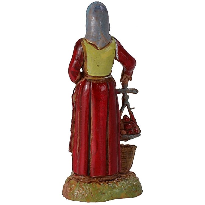 Mujer con balanza serie 6 cm Landi Moranduzzo