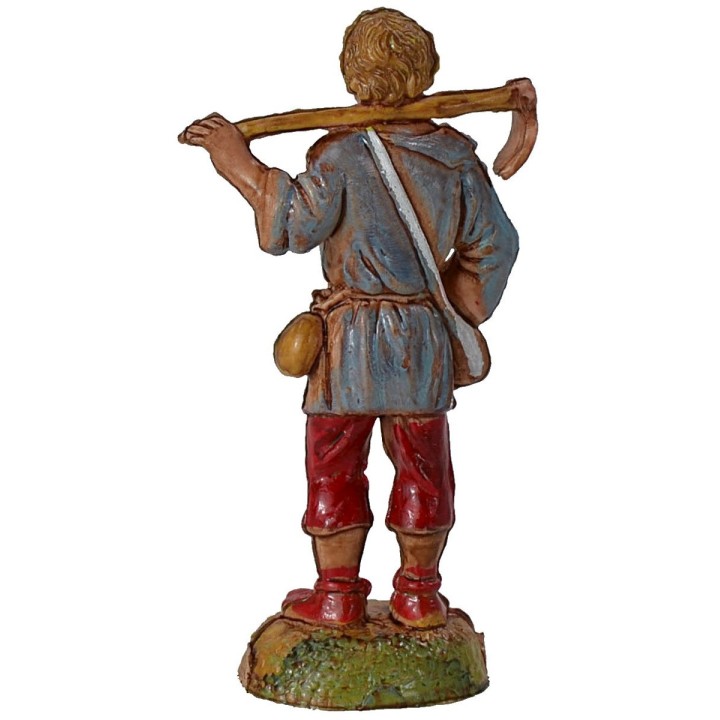 Hombre con azada serie 6 cm Landi Moranduzzo
