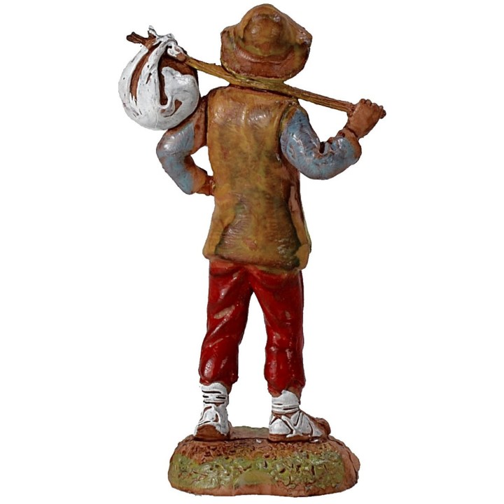 Viandante con fagotto serie 6 cm Landi Moranduzzo