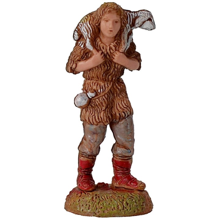Pastor con cabrito en los hombros serie 6 cm Landi Moranduzzo