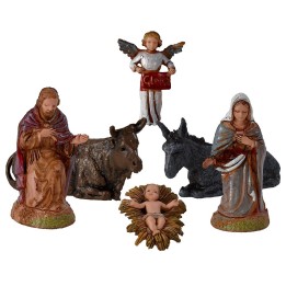 Natività 6 pz cm 6 Landi Moranduzzo