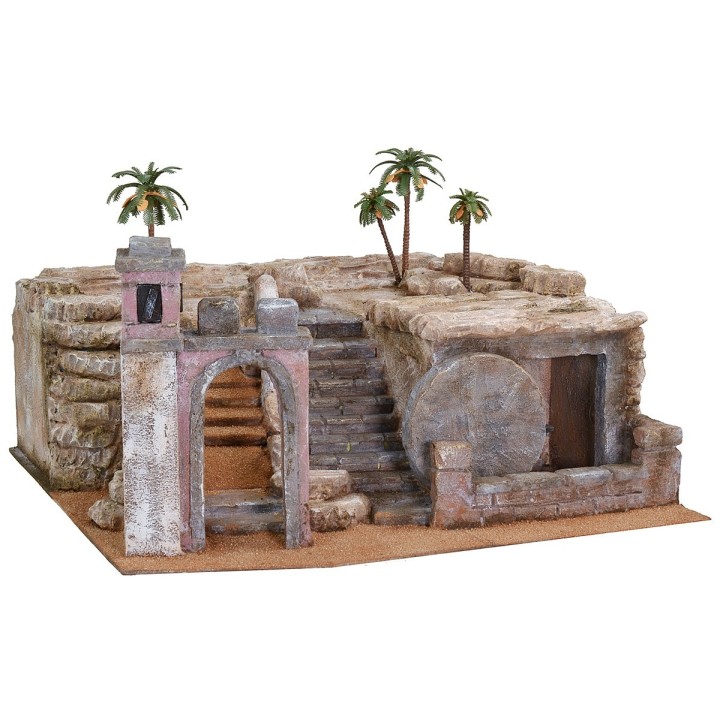 Pesebre de Pascua de 50x49x25 cm h