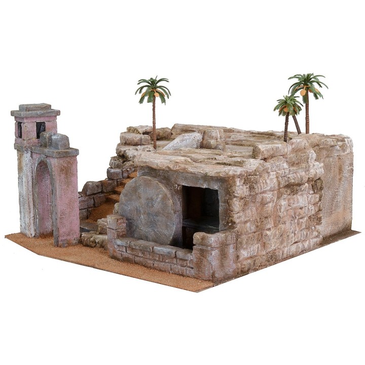 Presepe Pasquale cm 50x49x25 h
