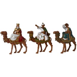 Three Wise Kings on camel 6 cm series Landi Moranduzzo