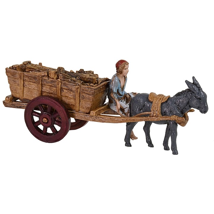 Carro cargado con conductor serie 6 cm Landi Moranduzzo