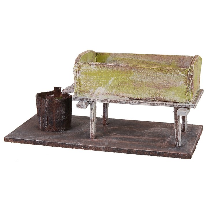 Vasca per pigiatura uva cm 18x9x8,5 h per statue 12 cm