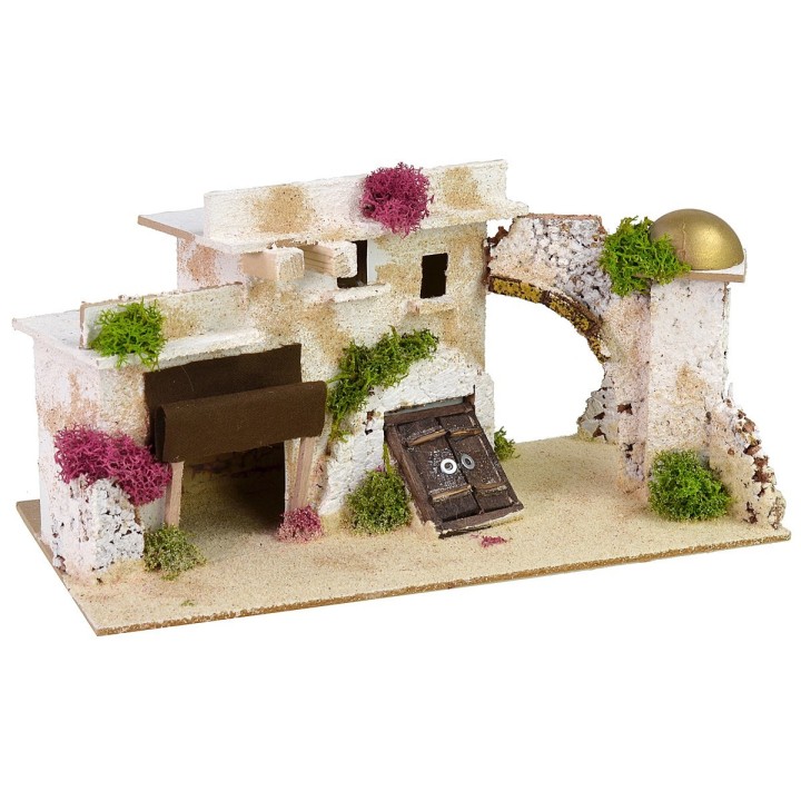 Arab village with semi-arch cm 28x15x15 h