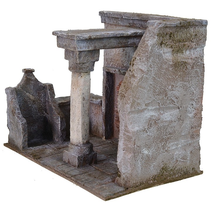 Ambientazione giudizio e flagellazione di Cristo al foro con