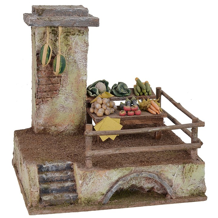 Ambientazione del fruttivendolo cm 19,5x14,5x18,5 h