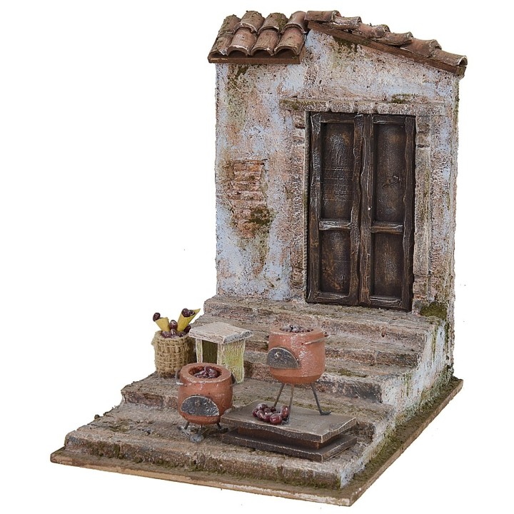 Ambientazione castagnaro cm 17,5x24,5x25 h