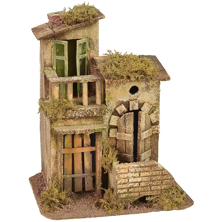 Casa con terrazzo cm 19x16x23 h