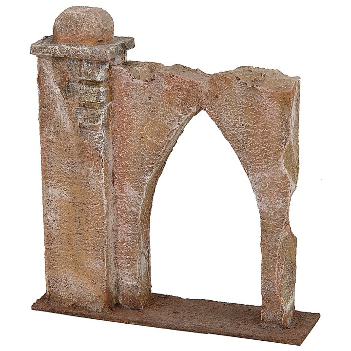Entrance arch with lateral column cm 17x4,5x18,5 h
