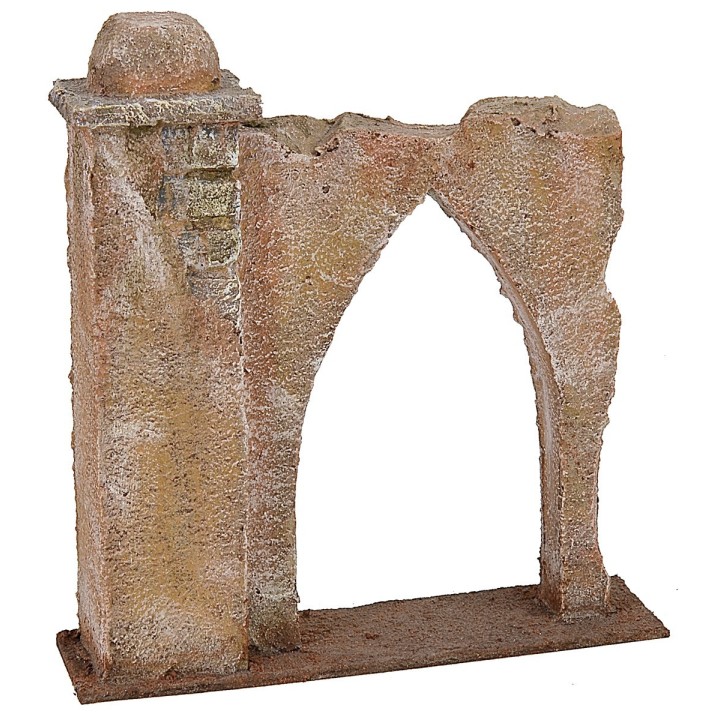 Entrance arch with lateral column cm 17x4,5x18,5 h