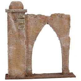 Arco de entrada con columna lateral cm 17x4,5x18,5 h