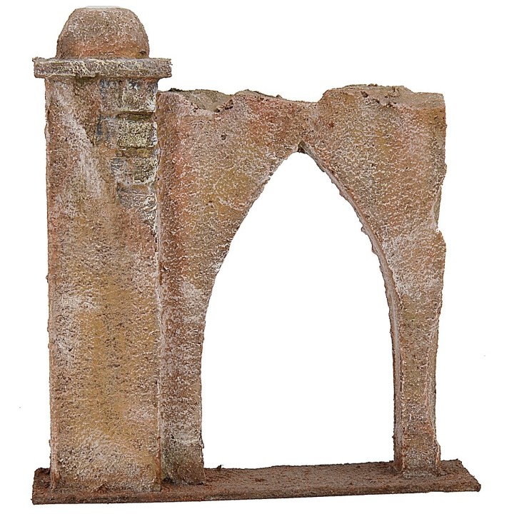 Arco de entrada con columna lateral cm 17x4,5x18,5 h