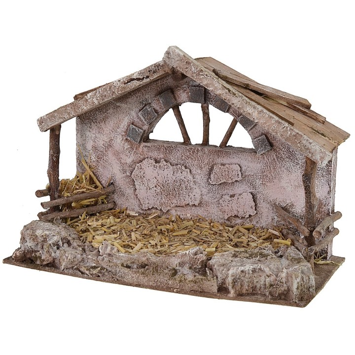 Capanna con mangiatoia cm 29x15x22 h