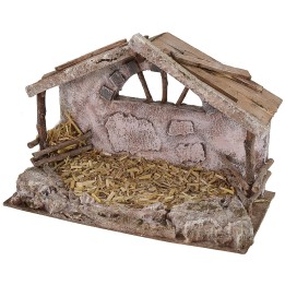 Hut with manger cm 29x15x22 h
