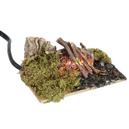 Fuego de campamento funcional de 10x6,5x5 cm h