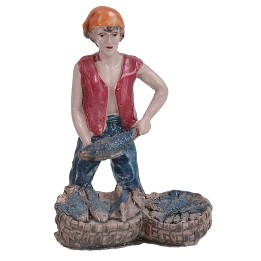 Fishmonger 9 cm in resin