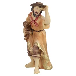 Shepherd with dog 11 cm in resin