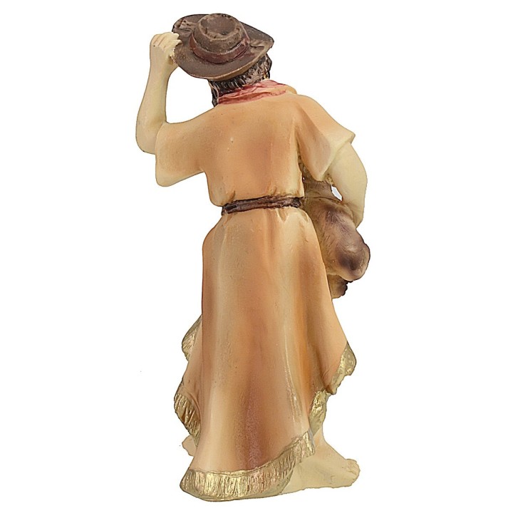 Shepherd with dog 11 cm in resin