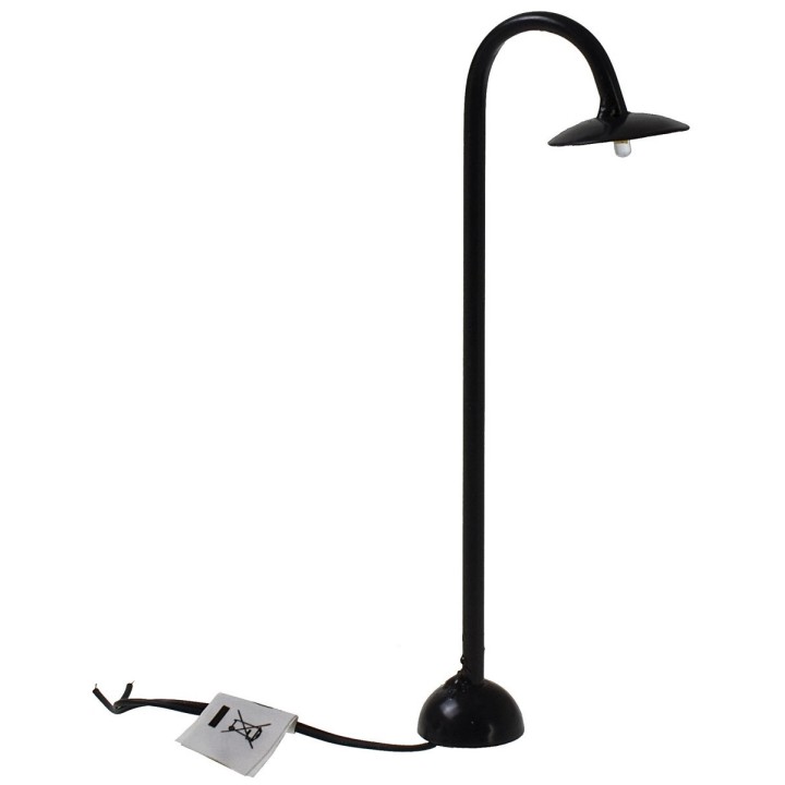 Farola de calle con LED 3V luz cálida h.13,5 cm