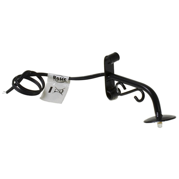 5.5 cm country lamppost with 3V warm light LED