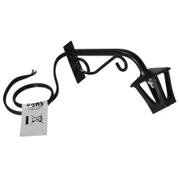 Lampione a muro 6 cm con lanterna e luce calda a led 3V