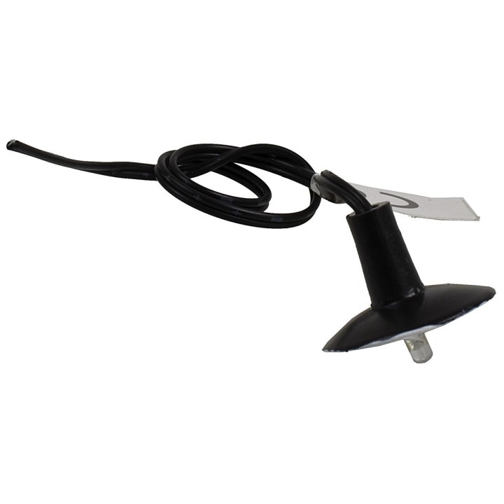 Farol colgante con plato redondo Ø 2,5 cm con luz LED cálida 3V