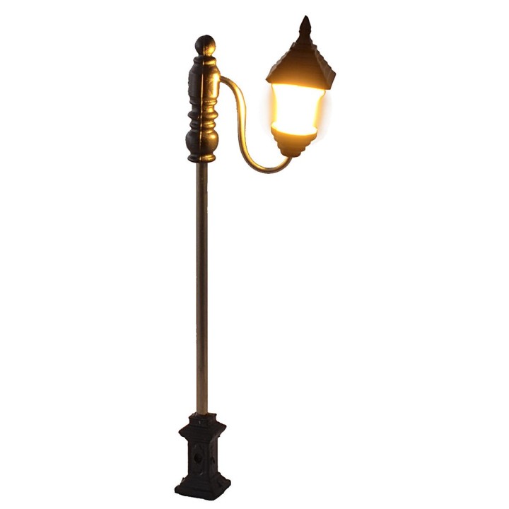 7 cm street lamp with 3V warm light led lantern