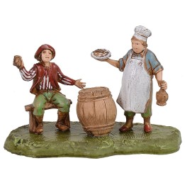 Uomo e oste serie 6 cm Landi Moranduzzo