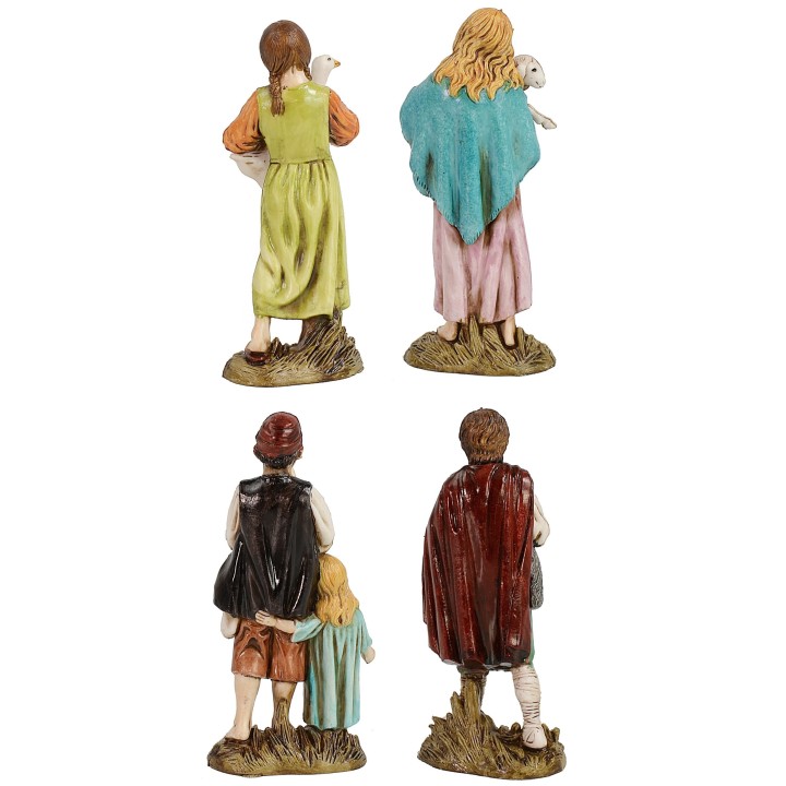 Set 4 bambini serie 12 cm Landi Moranduzzo