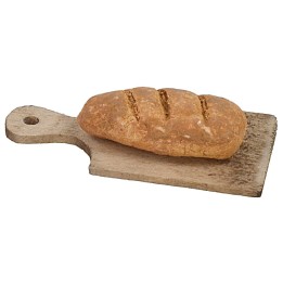 Chopping board with bread cm 4x2x1 h