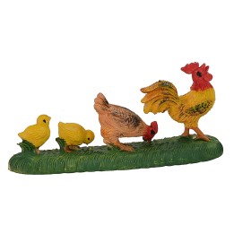 Serie gallinas con pollitos - Cod. 