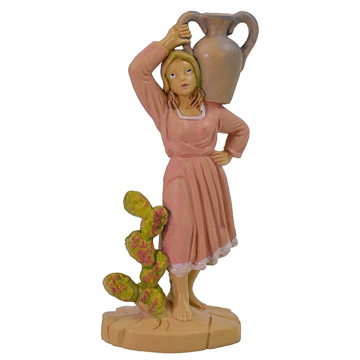 Woman with amphora 10 cm lux in pvc