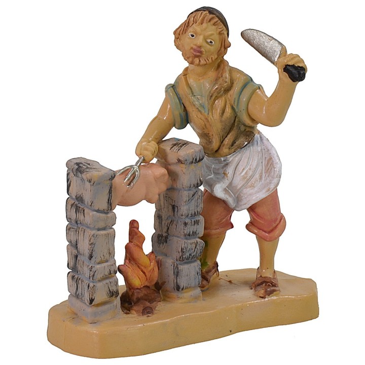 Shepherd with spit 10 cm lux in pvc