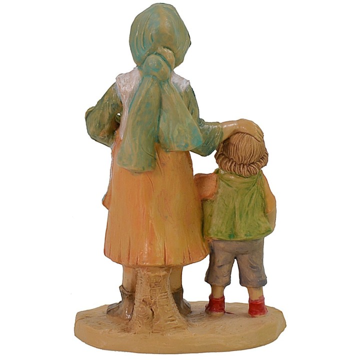 Mother with child 10 cm lux in pvc