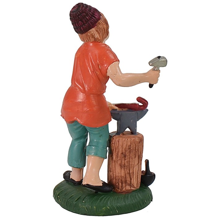 Herrero de 10 cm de color en PVC