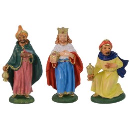 Tre Re Magi 10 cm color in pvc