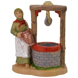 Woman at the well 10 cm lux in pvc