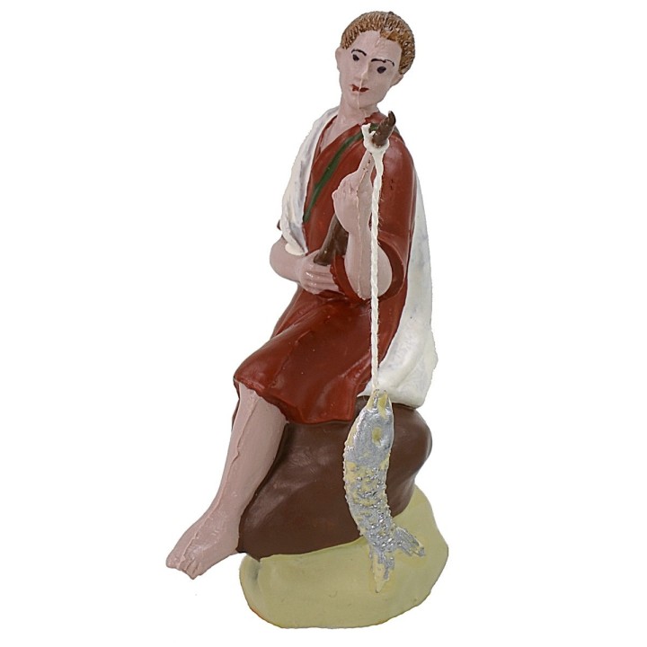 Oriental fisherman with 10 cm pvc rod