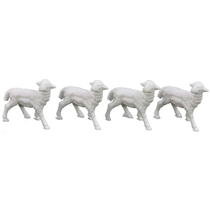 Set 12 Pecore per presepe cm 2x1,5 - Cod. 