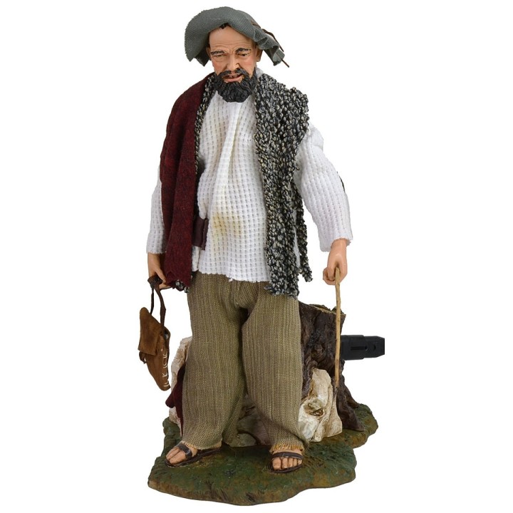 Shepherd with double movement stick 30 cm Pigini