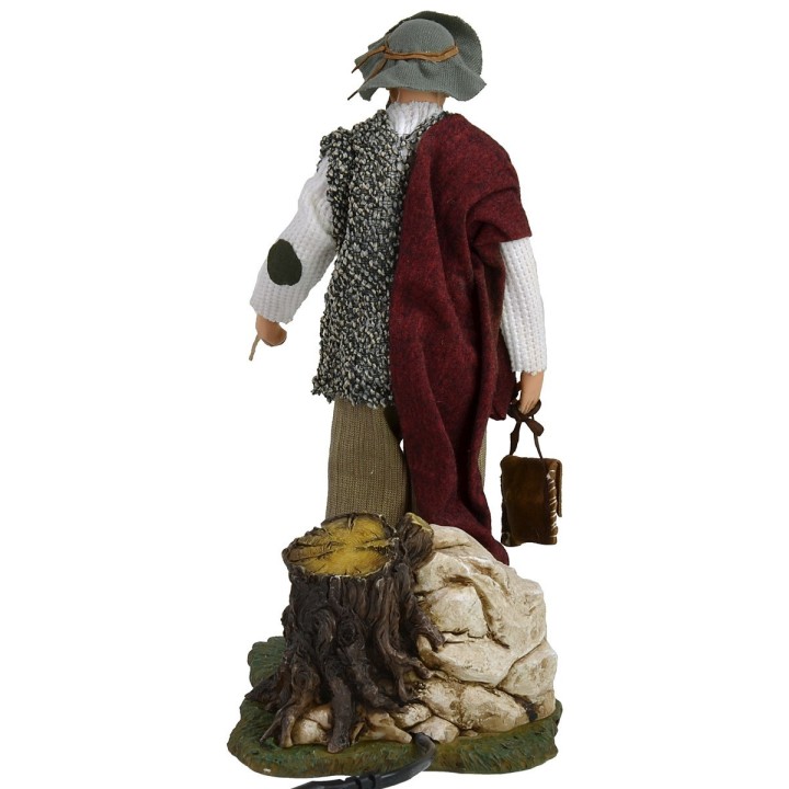 Shepherd with double movement stick 30 cm Pigini