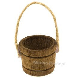 Wooden tub with rope ø 2.5 cm