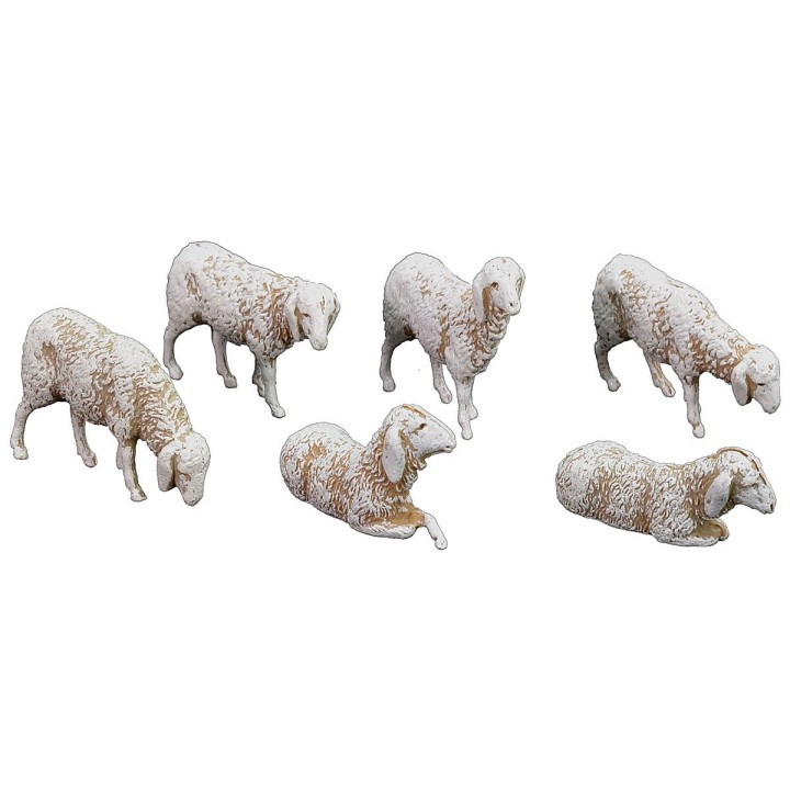 Set 6 pecore Landi per statue cm 8