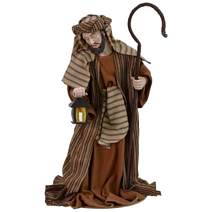 Natividad 3 figuras en resina h 30 cm